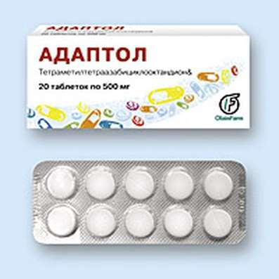 Adaptol 500mg 20 pills buy anxiolytic drug online Tetramethyltetraazabicyclooctandionum